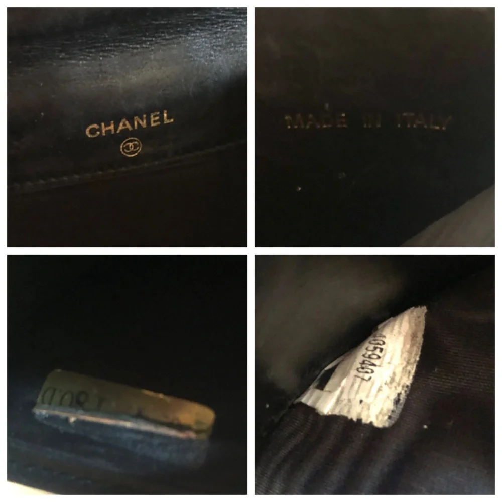 Chanel Timeless Flap Vintage Wallet in Black Caviar Leather - Picture 12 of 13